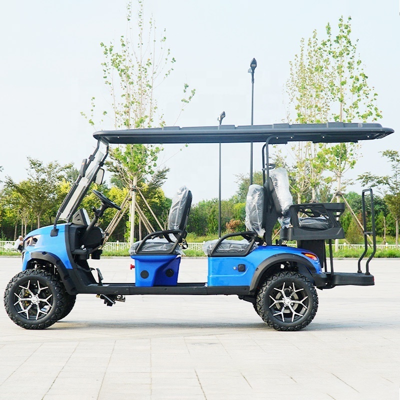 wholesale vehicle low price 6 seats seater street legal chinese electric lifted golf cart hunting car buggy passenger