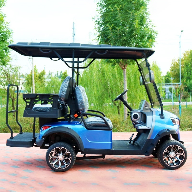 Wholesale Club Luxury off Road Mini Lithium Battery Chinese Golf Carts Electric 2 4 6 Seater Car Price for Sale