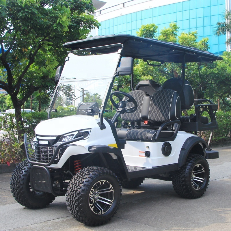 six seater 4 passenger electric limo golf cart 48 volt with seats mini golf cart club car gas or electric power