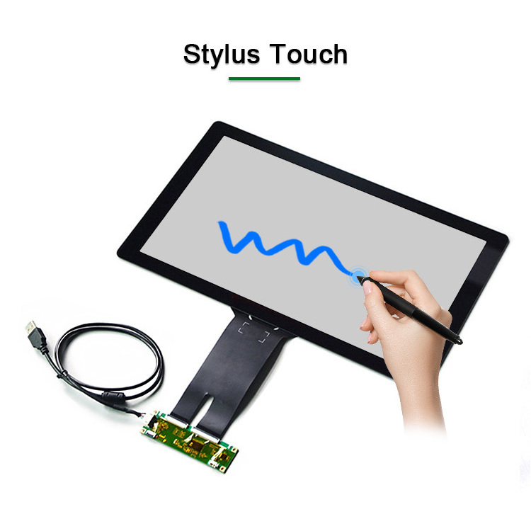 Yunlea Custom Size Shape Touch Glass 7 10.1 15.6 18.5 21.5 inch USB PCAP Capacitive Touch Screen Panel For Industrial Smart Home