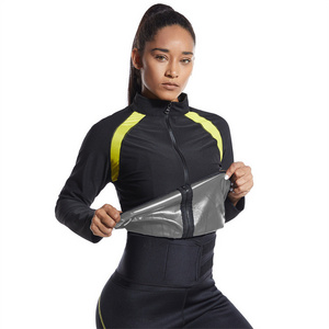 Sweat Shapers Coat Women Sauna Jacket Weight Lose Slimming Body Shapewear Workout Clothing Sauna Suits