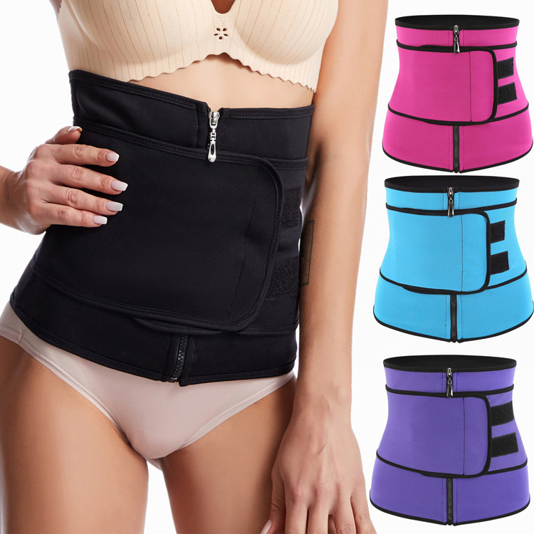 Women Neoprene Waist Trainer Belt Slimming Sauna Waist Trimmer Belly waistBand Sweatband Sports Girdle Belt