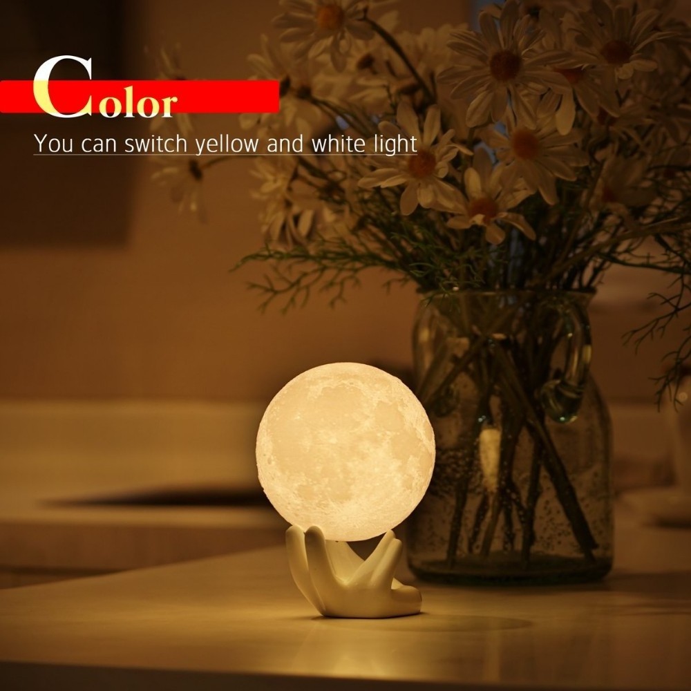 Personalised 3D Photo Printing Smart Luna Levitating Room Led Moonlight Lamp Full Moon Sun Shaped Glow Galaxy Lights For Bedroom