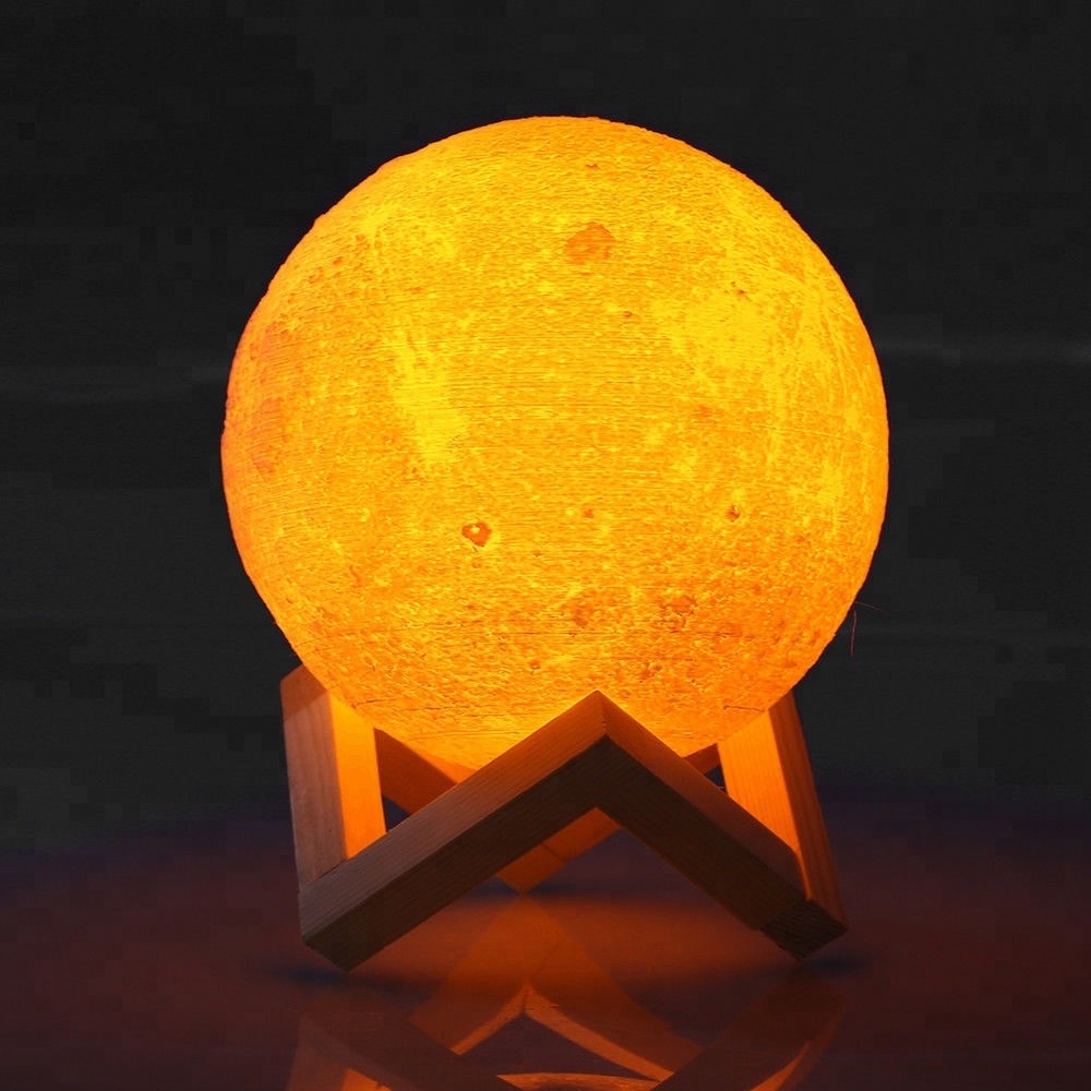 Yunlife Customized Desk Mini 3d Print Lantern Ball Floating Star Led Night Light Moon Lamp