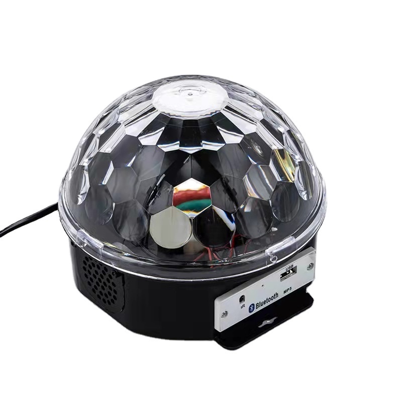 Sound Activated Stage Effect Light Lamp Laser Crystal Magic Ball Disco Party Club Speaker Rainbow  Disco Light