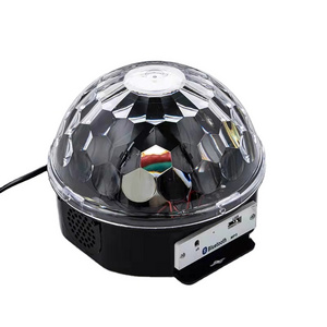 Sound Activated Stage Effect Light Lamp Laser Crystal Magic Ball Disco Party Club Speaker Rainbow  Disco Light