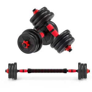 fitness home gym strength training cement dumbbell 50KG set adjustable Barbell Kettlebell and dumbbells set