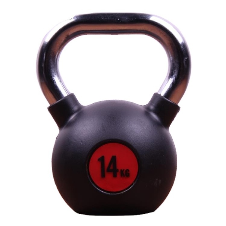 High quality iron kettlebell chrome handle competition kettlebell commercial gym equipment adjustable kettlebell