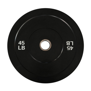 competition Bumper Plate 2in Weight 10 - 45lbs and Bundle Options Weighted Plates for Barbells Bars