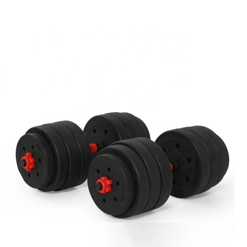 Wholesale Home Gym Cement Adjustable Barbell Dumbbell sets Free Weights Dumbbells Buy Online Adjustable dumbbells 20kg