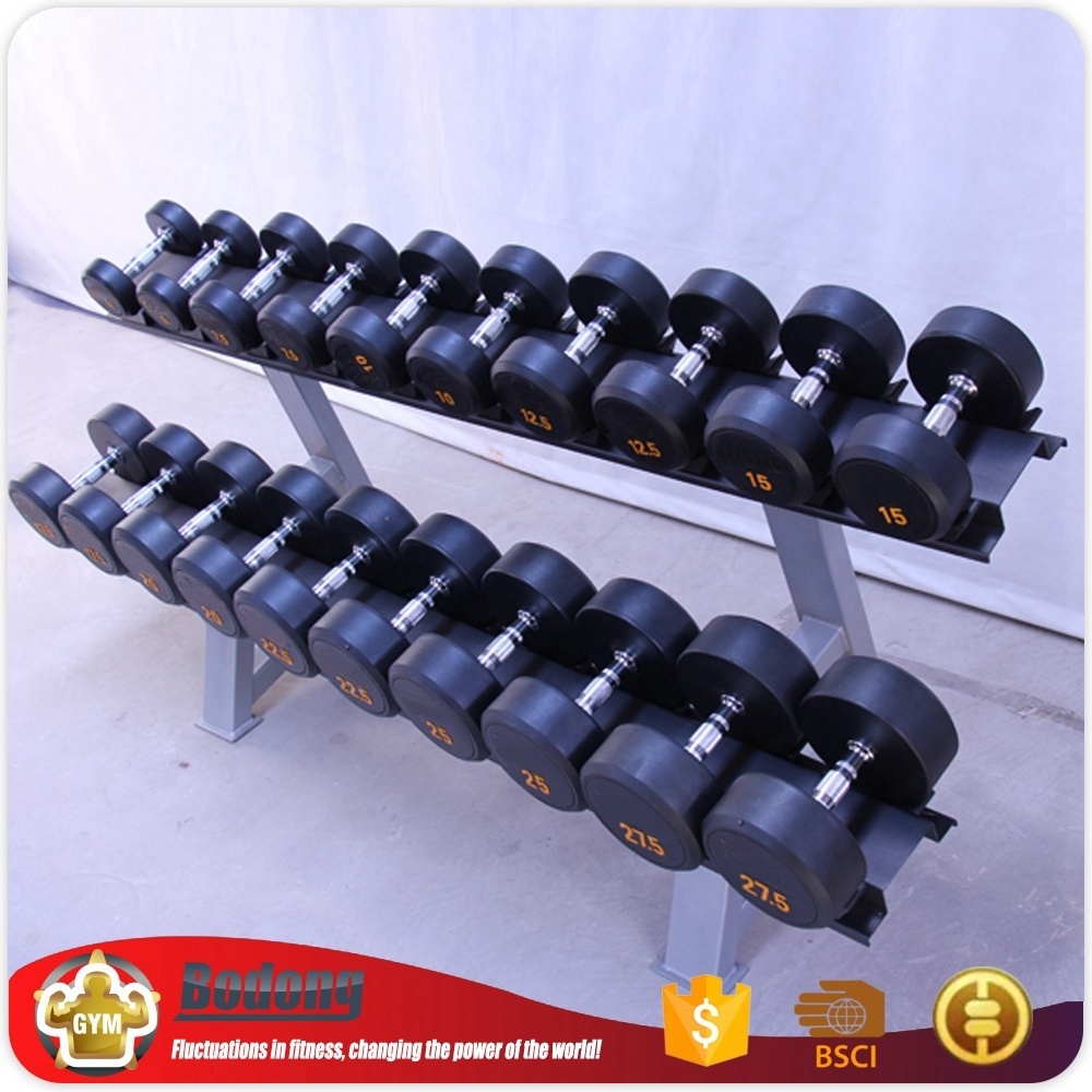 Factory Directly supply dumbbell rack equipment gym antique dumbbells set storage rack for export