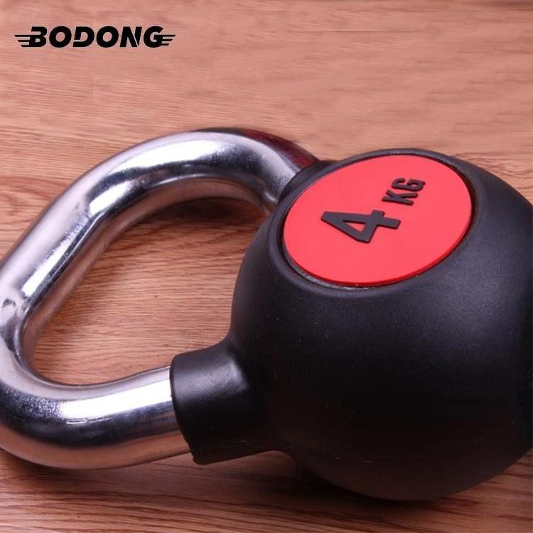 High quality iron kettlebell chrome handle competition kettlebell commercial gym equipment adjustable kettlebell