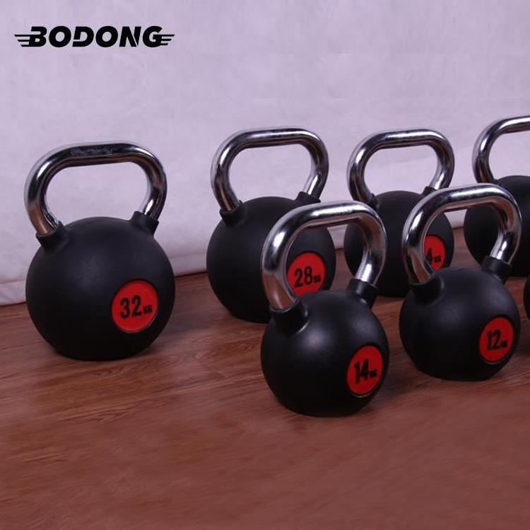 High quality iron kettlebell chrome handle competition kettlebell commercial gym equipment adjustable kettlebell