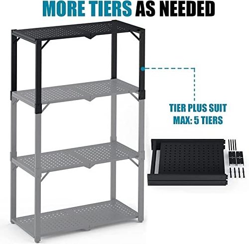 Factory Direct Sale Heavy-Duty 3 Layers Shelf Storage Shelving Unit Metal Rack for Garage Kitchen Bedroom