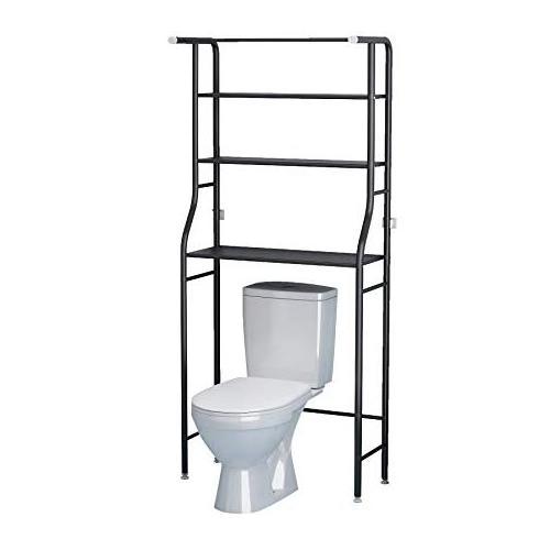 Bathroom Corner Stand Storage Organizer Over The Toilet Rack The Washing Machine Bathroom Shelf with Hanging Rod