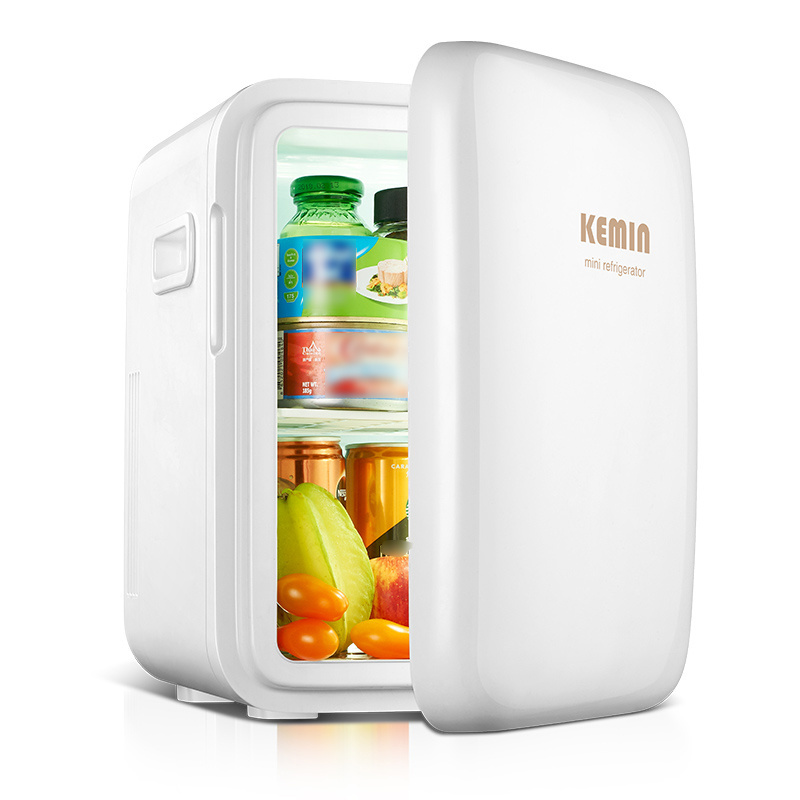 recharge fridge  16l Mini Car Fridge Mini Refrigerator Dc 12v Ac 220v Car Friger 12 Months Cooler Warmer 25 - 65 C 45-60w