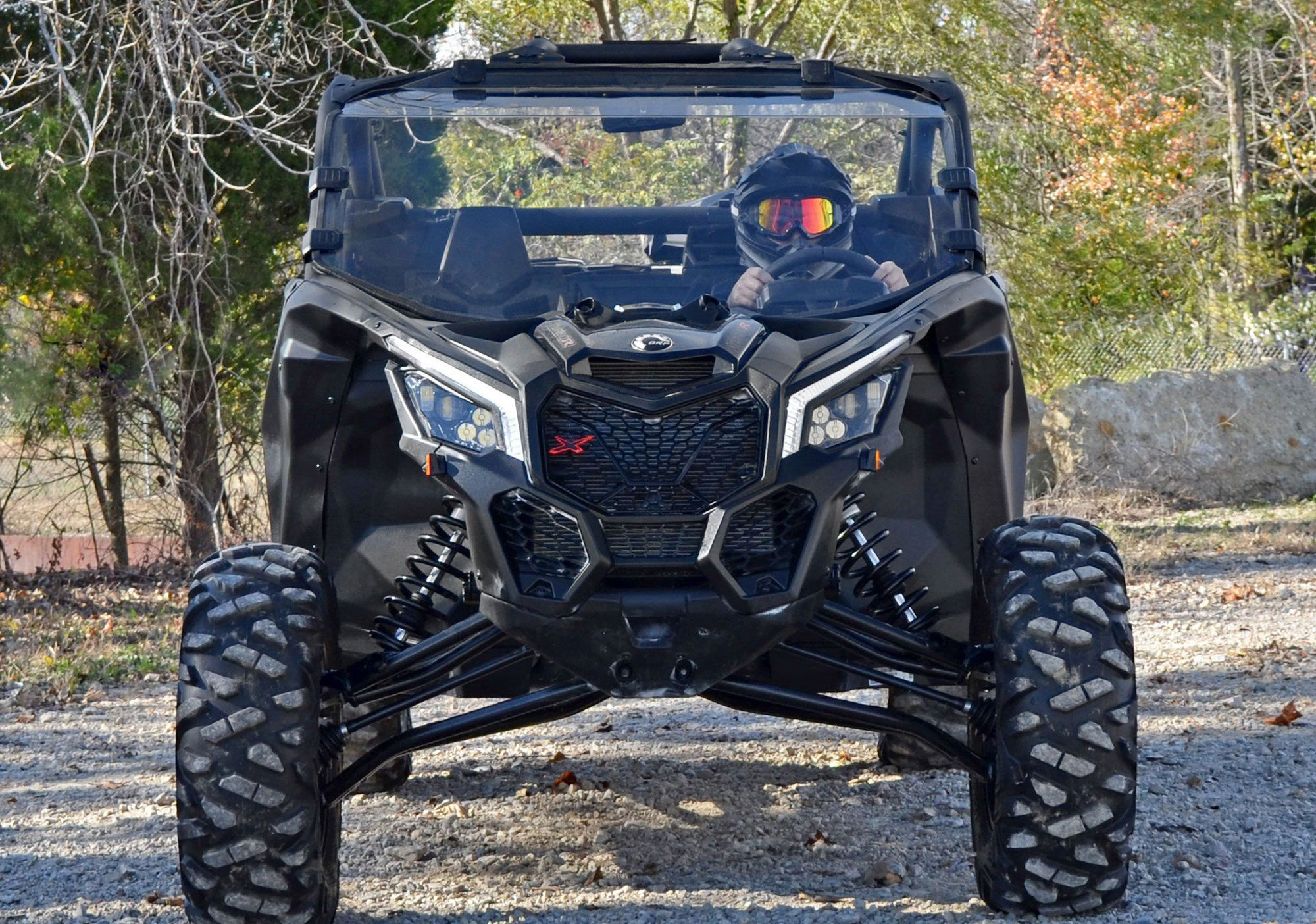 FRONT FULL WINDSCREEN FOR CAN-AM MAVERICK X3 900/Turbo/XDS/XRC PMMA MATERIAL 5MM THICKNESS