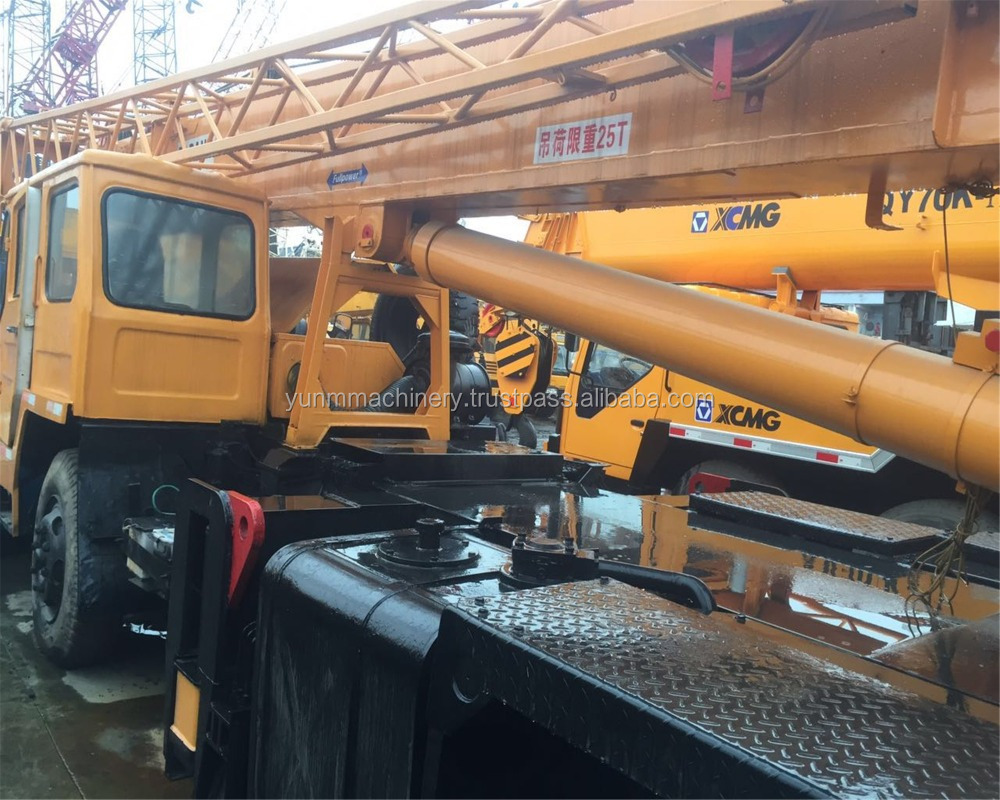 Used truck crane 25ton Tadano TG-250E, japan original crane 25 ton