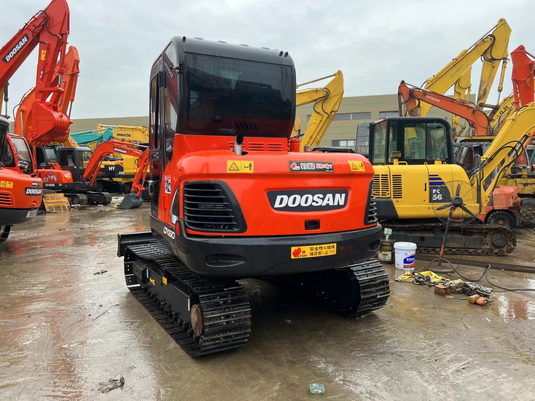 Used mini Excavator DOOSAN dx60 Excavators made in Korea / Doosan Small Digger dh55 dh60 dx60