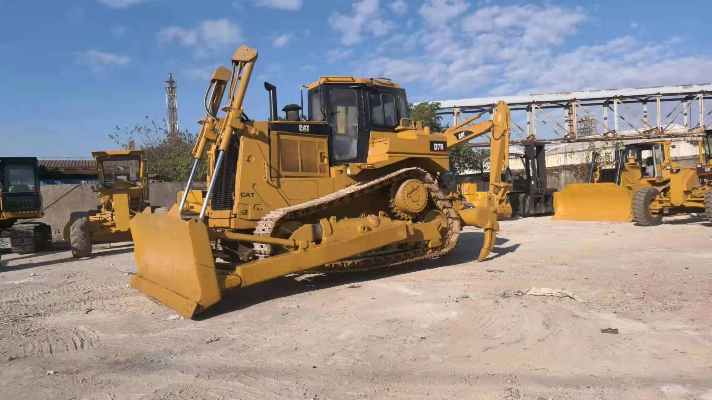 Used Cat D7R Bulldozers Caterpillar d7 bulldozer Cat dozer ripper winch d5 d6 d7 d8 d9 dozers