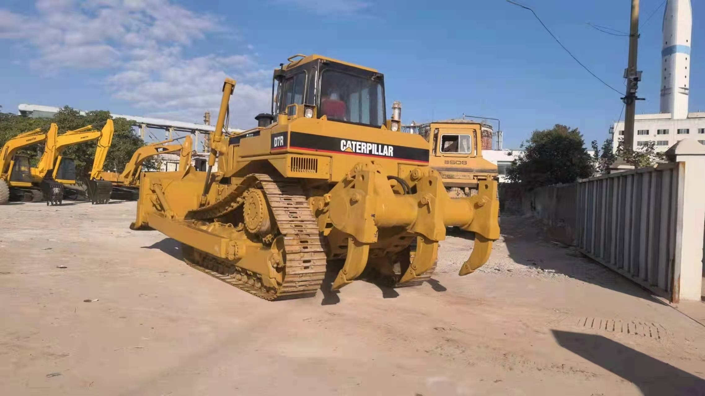 Used Cat D7R Bulldozers Caterpillar d7 bulldozer Cat dozer ripper winch d5 d6 d7 d8 d9 dozers