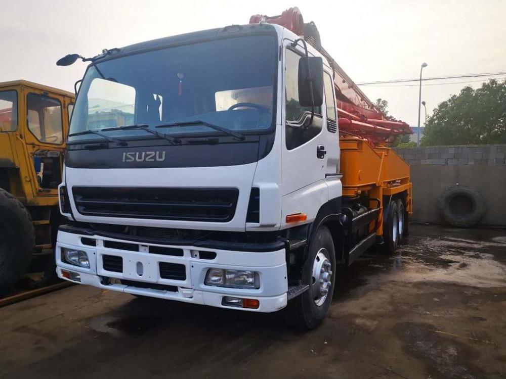 Best Sale High Quality  37 Meter Isuzu Chassis Used Concrete Pump Truck for Sale