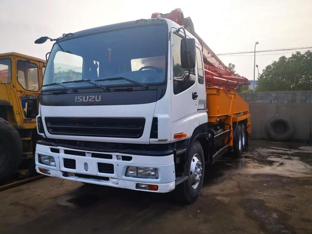 Best Sale High Quality  37 Meter Isuzu Chassis Used Concrete Pump Truck for Sale