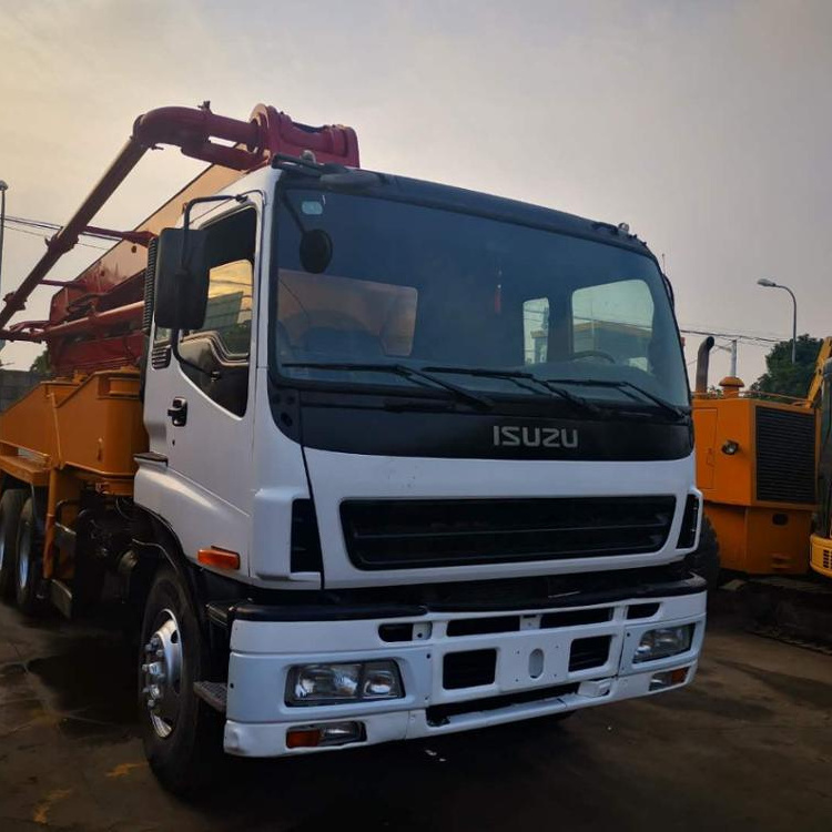 Best Sale High Quality  37 Meter Isuzu Chassis Used Concrete Pump Truck for Sale