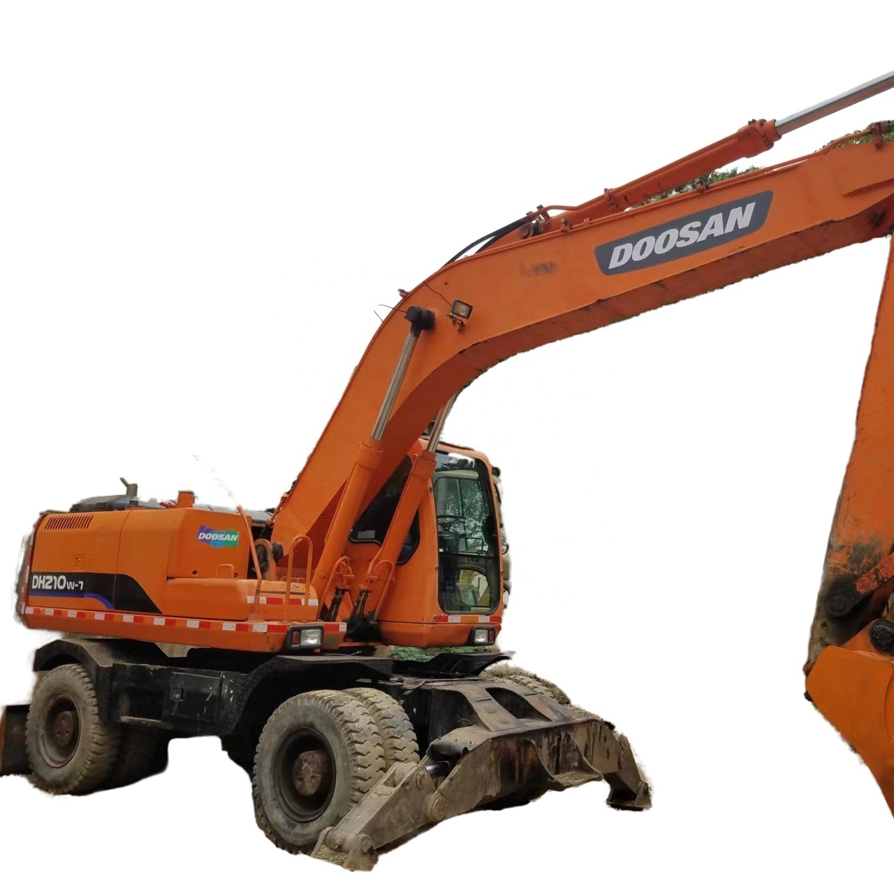 Second-hand Doosan DH210W-7 Wheel Excavator for sale