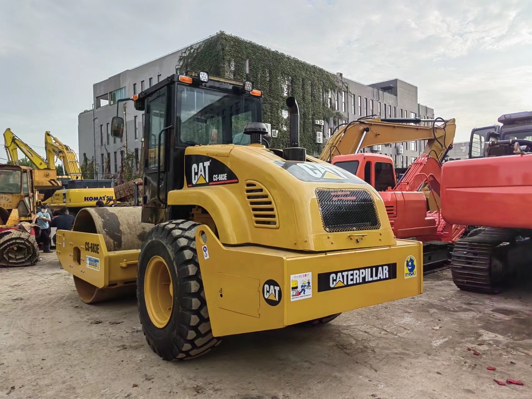 Used Caterpillar 683E Roller Compactor Cat 683E Roller 20Ton used Cat Engineering Construction machine Roller