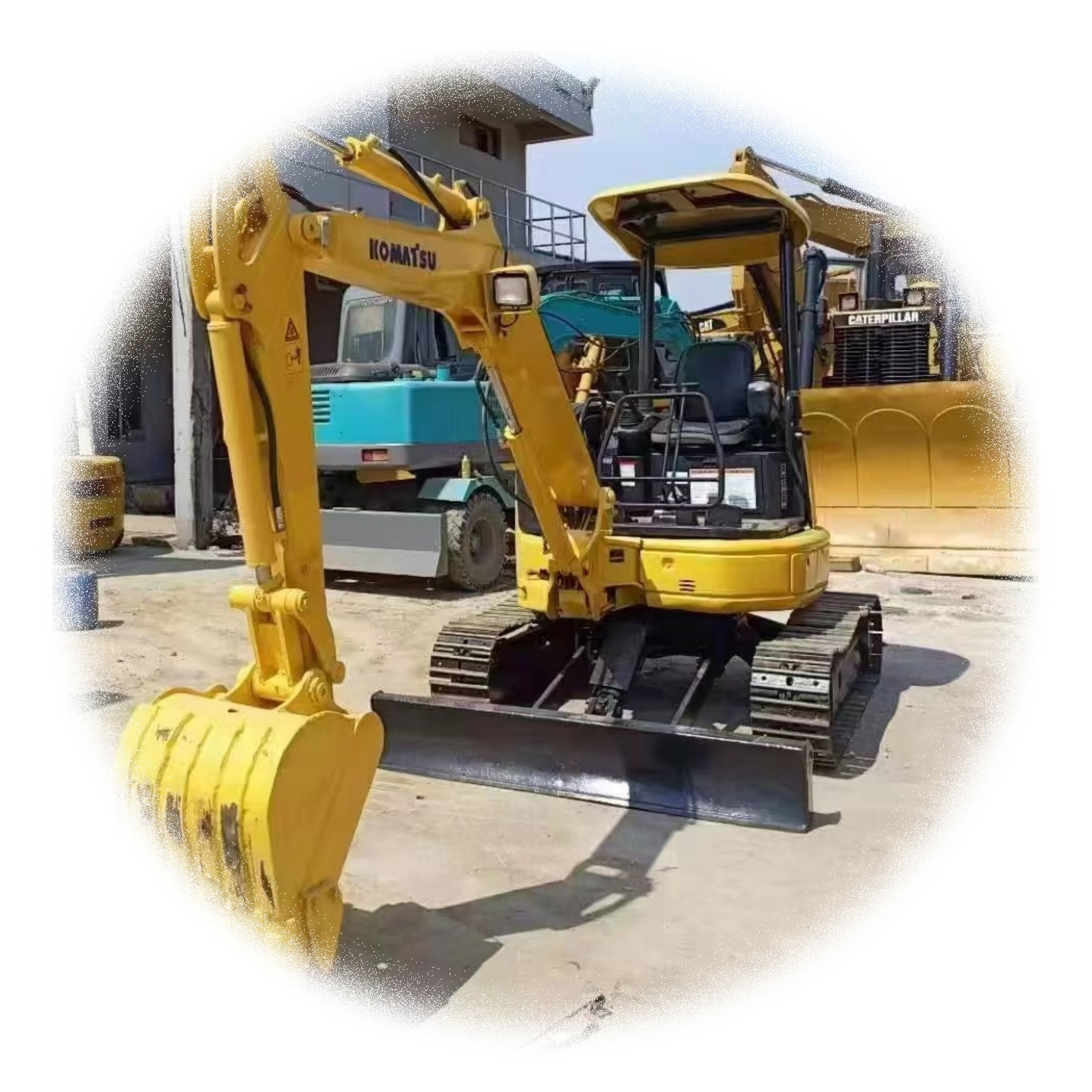 High Load Moment 100% Japan Brand Original Komatsu Pc35 Used Excavator Komatsu 4 Ton Komatsu Multifunction Tailless