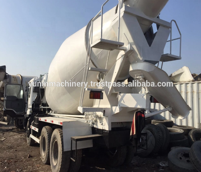 90%new presented products Used ISUZU Diesel Concrete Mixer Truck for sale 8 cubic mixers in good condition For Sale