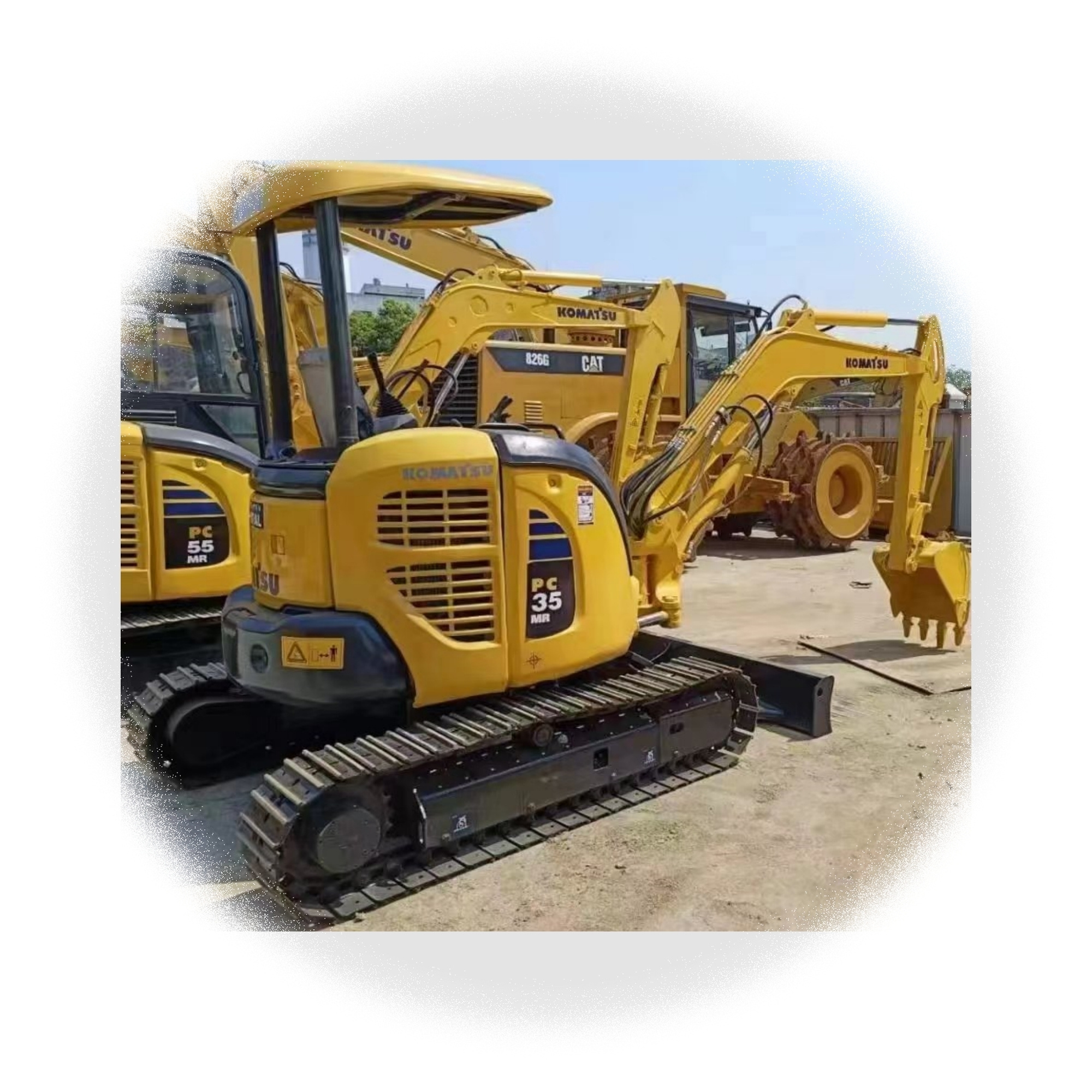 Komatsu Pc35 5ton Komatsu Pc35mr Crawler Excavator used Pc35mr Komatsu Pc35mr Mini Excavators For Sale