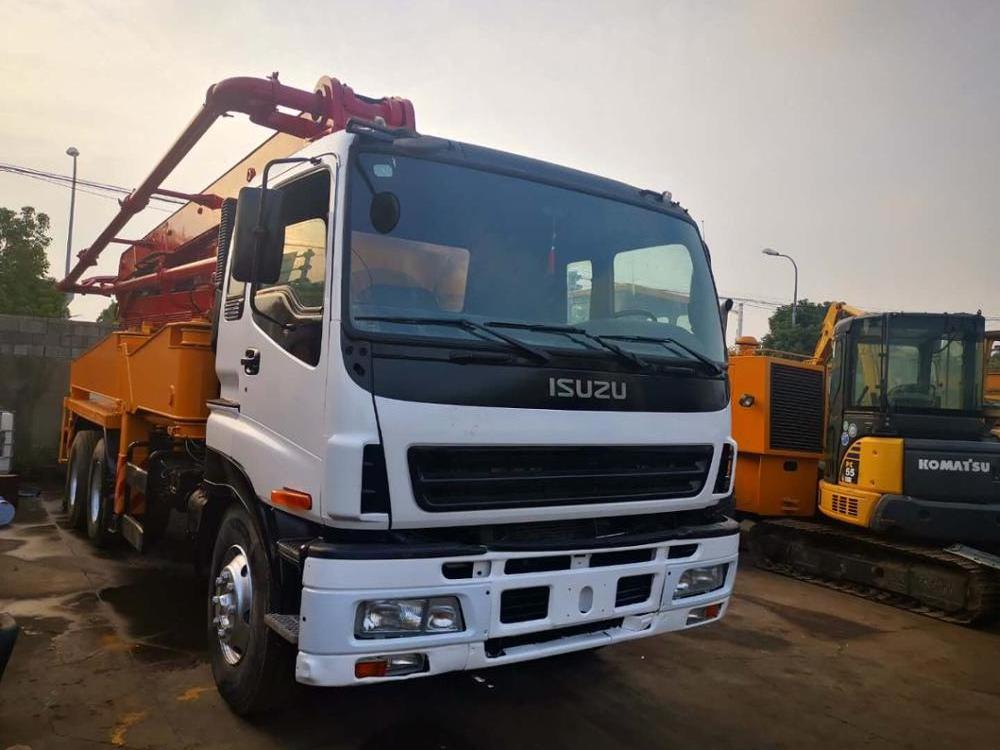 Best Sale High Quality  37 Meter Isuzu Chassis Used Concrete Pump Truck for Sale