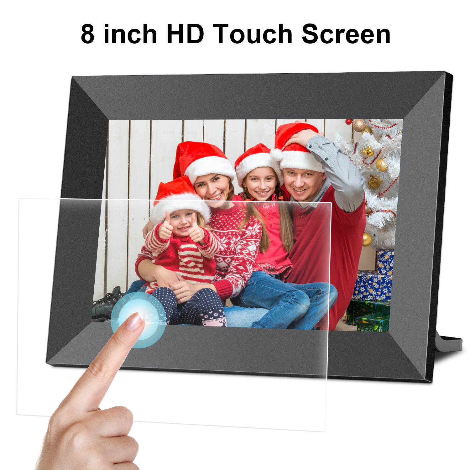 Hot Sale 8 Inch Eternal Frame Digital Lcd Porta Retrato Digital Cadre Photo Numerique