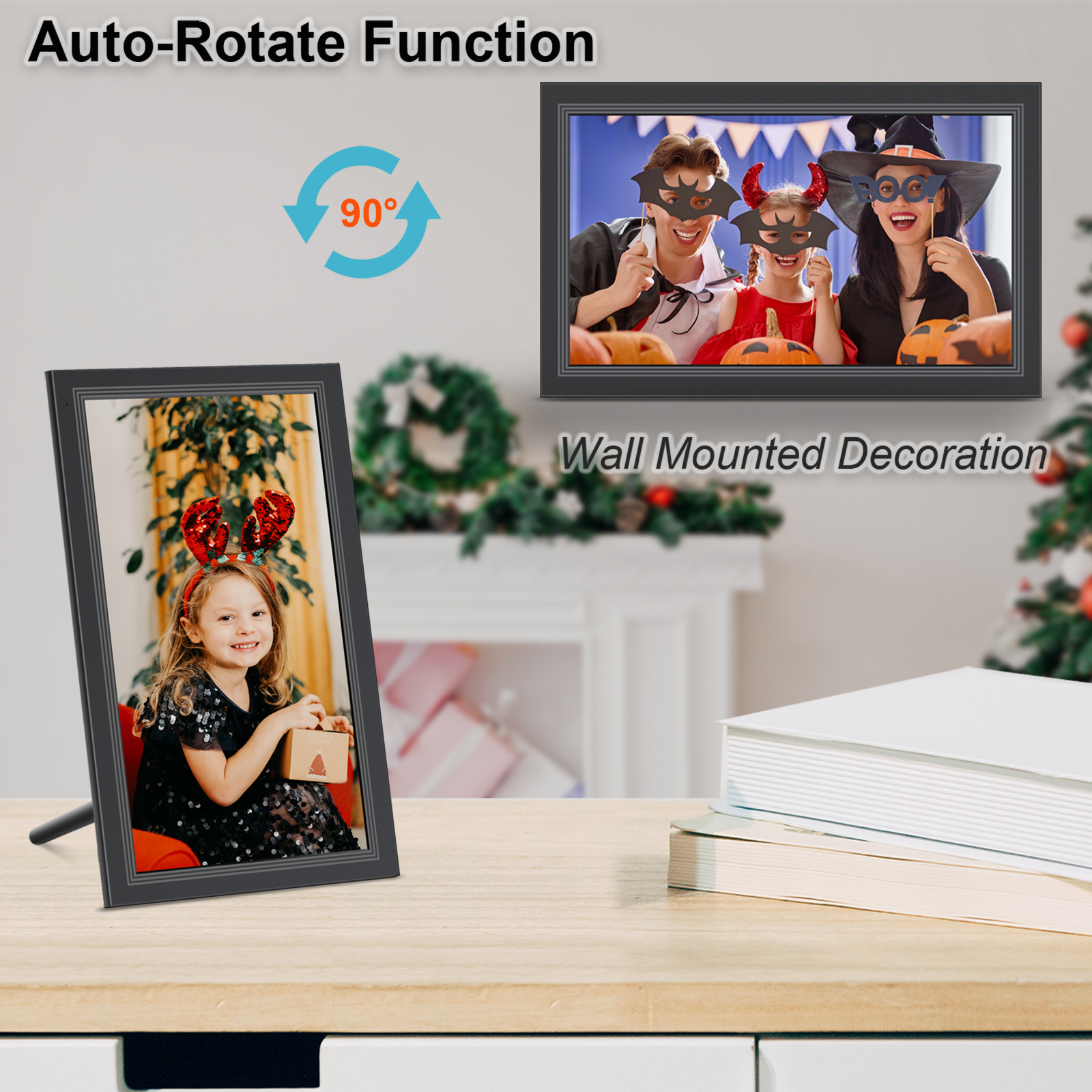 New Design Customized Eternal Frame Digital 15 Inch Porta Retrato Digital Cadre Photo Numerique