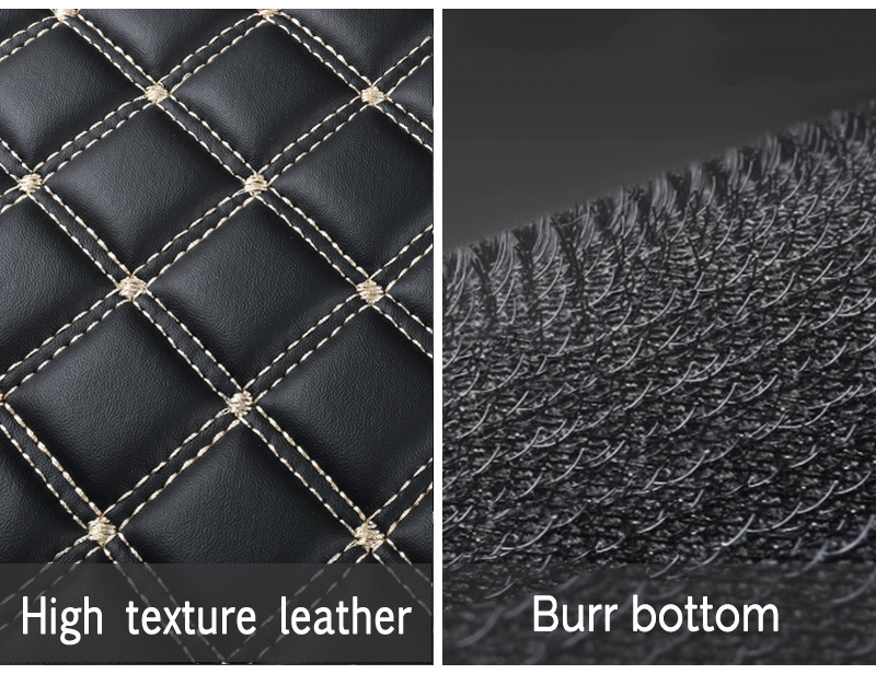 Customized Double Layers Different Patterns Luxury Right/Left Steering Car Floor Mats For Glc