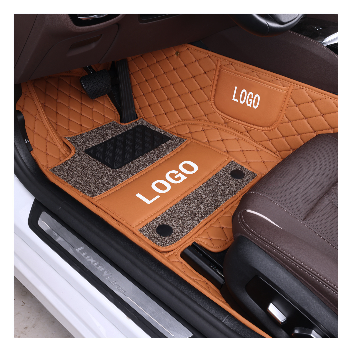 7d Customized Non Slip Perfect Fit PVC/PU/XPE Kia Forte Koup car floor mat