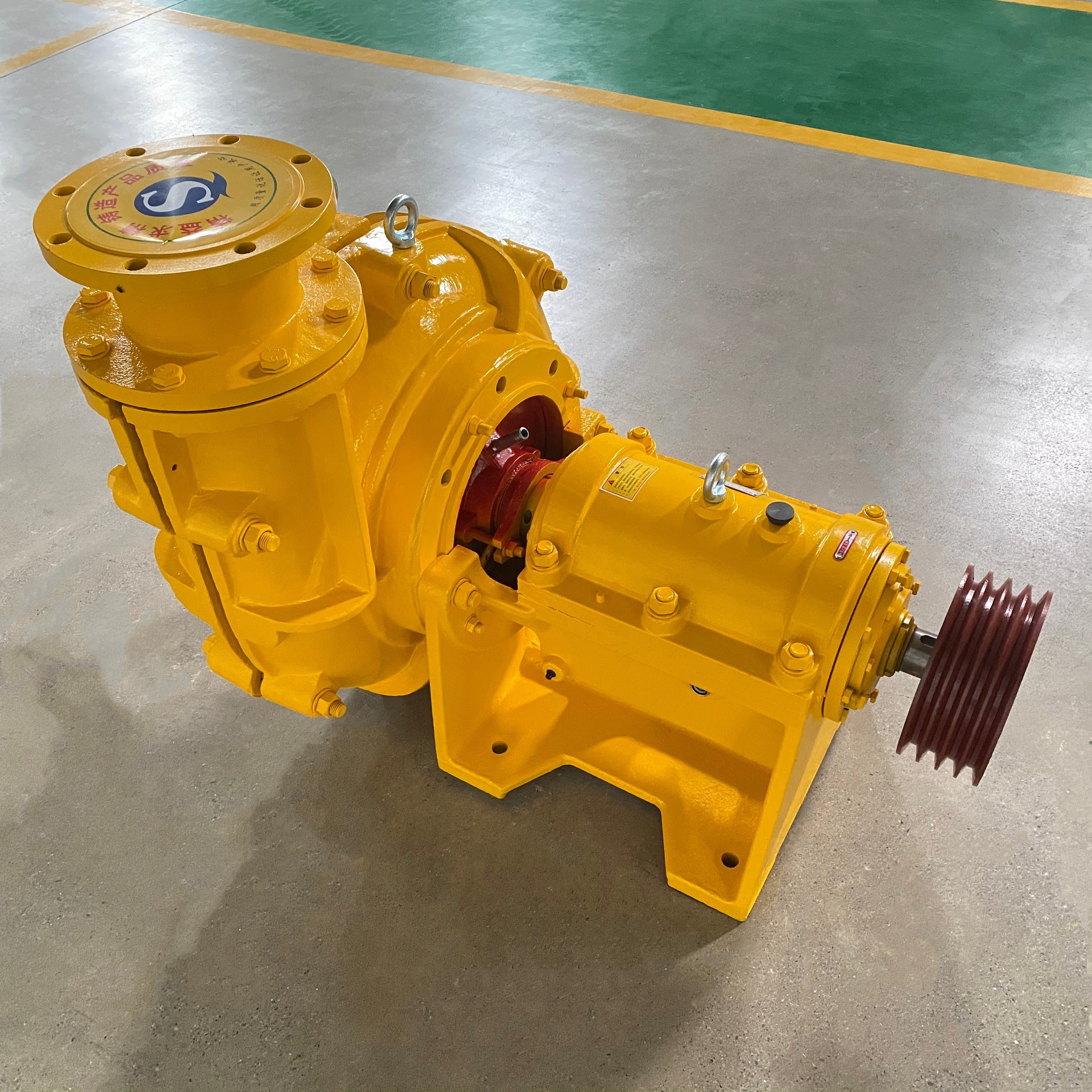 Large flow corrosion resistant slurry pump  horizontal centrifugal ceramic lining Sand dredging pump