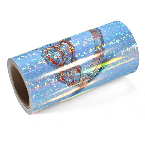 Wholesale Custom Luxury Waterproof Roll Self Adhesive Printing Vinyl Laser Die Cut Hologram Sticker For Essential Oil Bottle