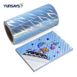 A4 Sheet Inkjet Printable Self Adhesive Waterproof Holographic Vinyl Sticker Paper Custom Printable Paper Stickers