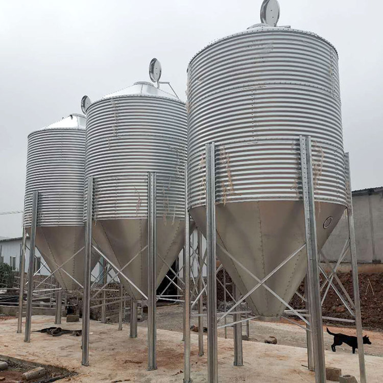 professional Farm Grain Storage Equipment soybean corn wheat sunflower storage Galvanized sheet grain silo for sale