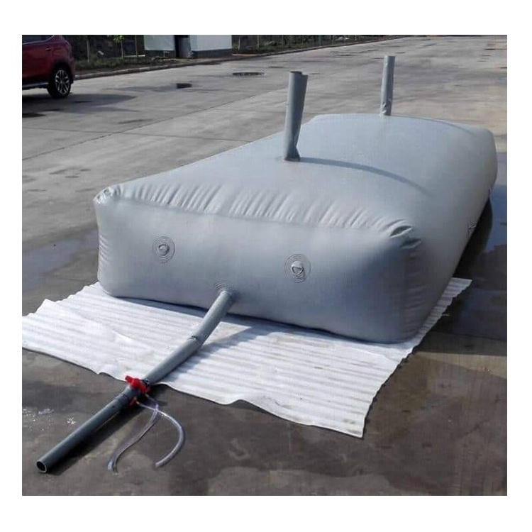 Factory price flexible water storage irrigation PVC/TPU water bladder water wanks with outlet and Inlet