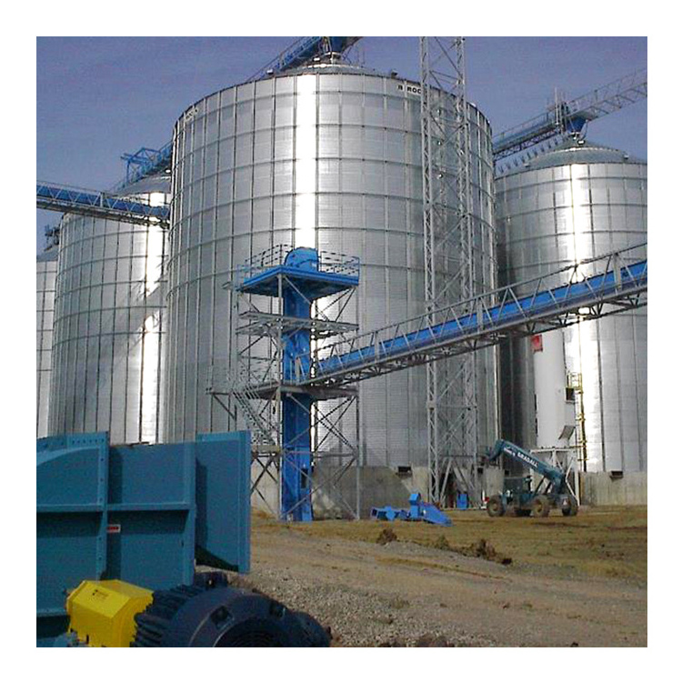 Factory Price 1000 Ton Vertical Grain Storage Silo / small Rice Grain Steel Silo For Sale