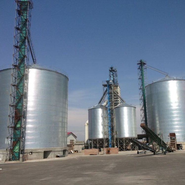 commercial agricultural machinery & equipment steel silo soybean corn wheat sunflower storage coffee bean dispenser silo