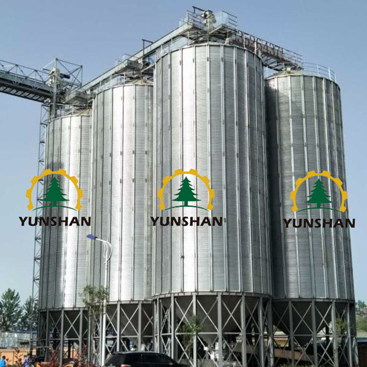 commercial agricultural machinery & equipment steel silo soybean corn wheat sunflower storage coffee bean dispenser silo