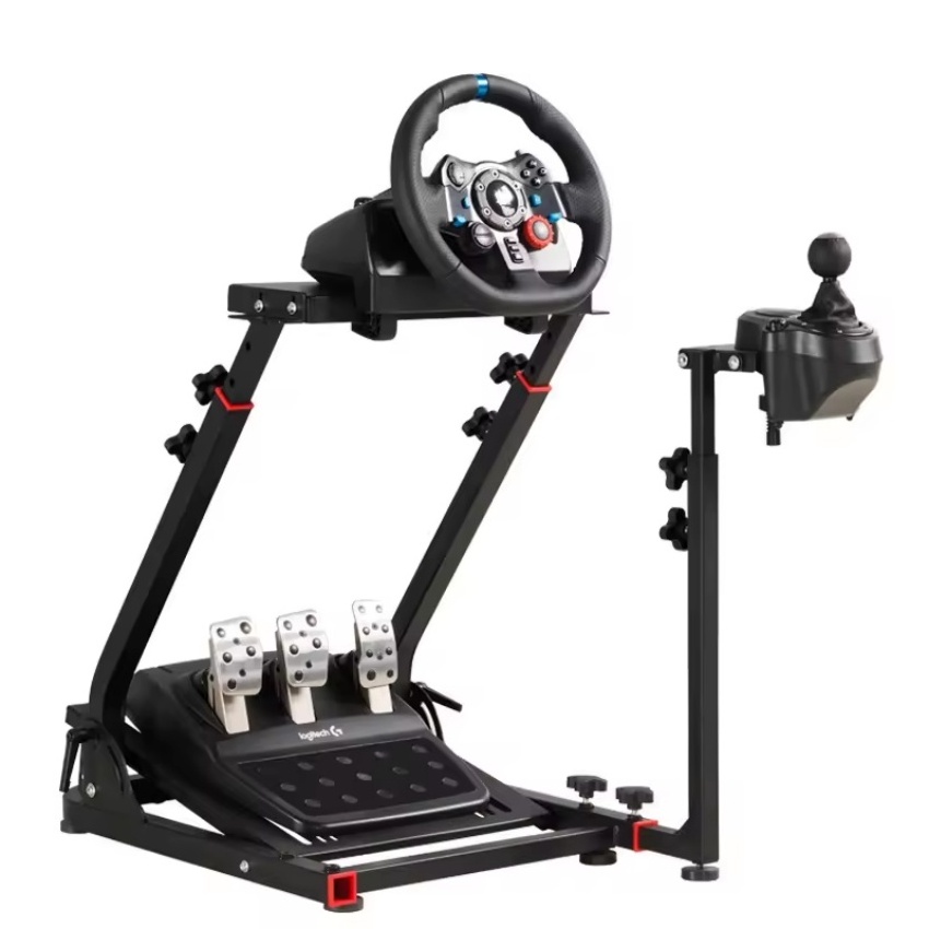 Custom Racing Simulator Cockpit Frame Car Simulator Racing Steering Wheel Stand For G27 G29,G920,G923