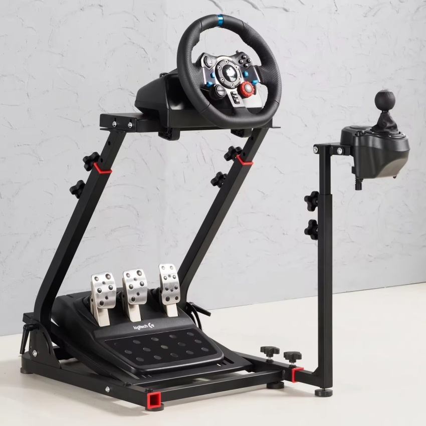 Custom Racing Simulator Cockpit Frame Car Simulator Racing Steering Wheel Stand For G27 G29,G920,G923