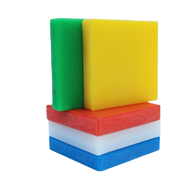 CNC machining solid plastic block colorful MC cast Nylon sheet