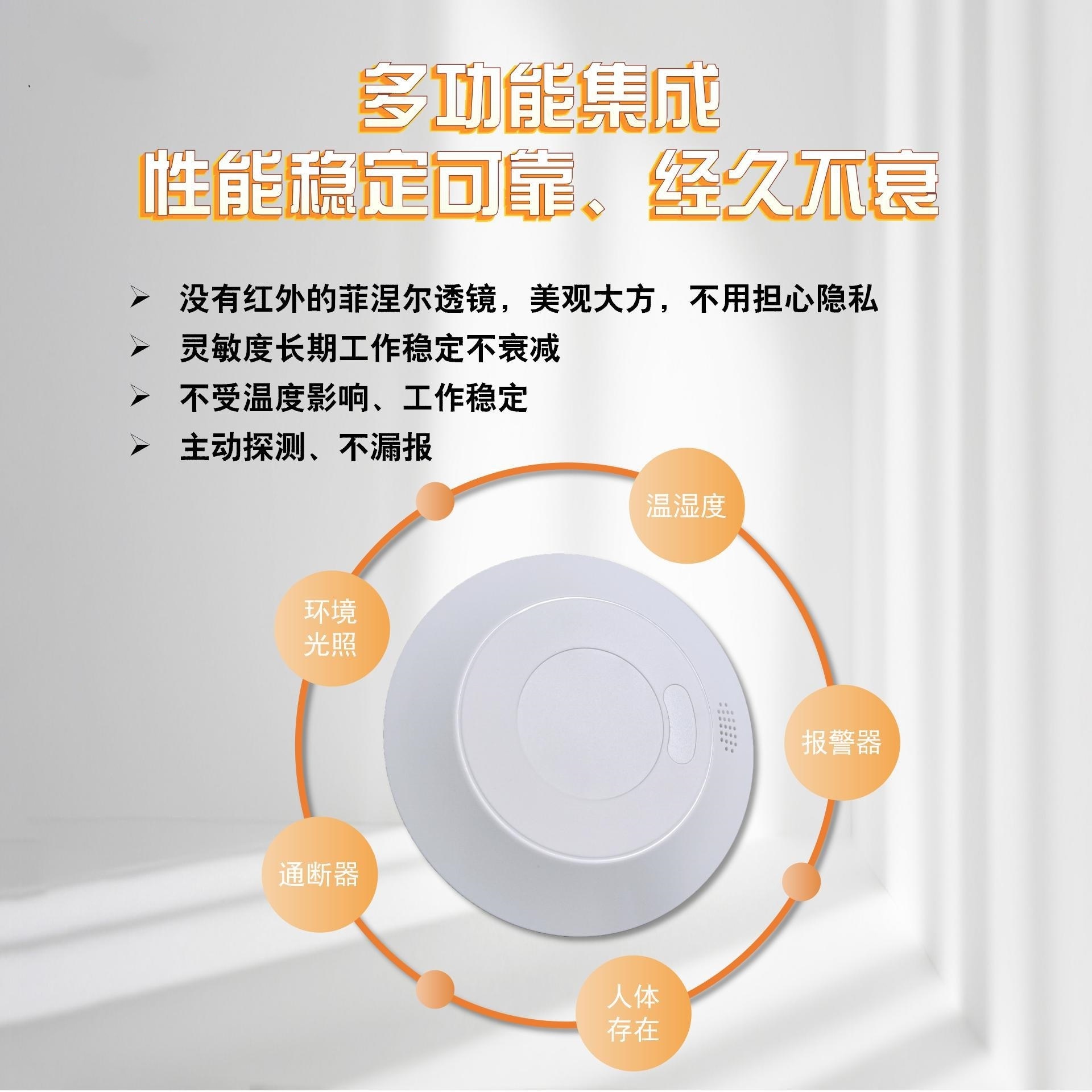 Tuya  light switch zigbee/wifi smart light sensor mmwave human presence ceiling light occupancy sensor lamp